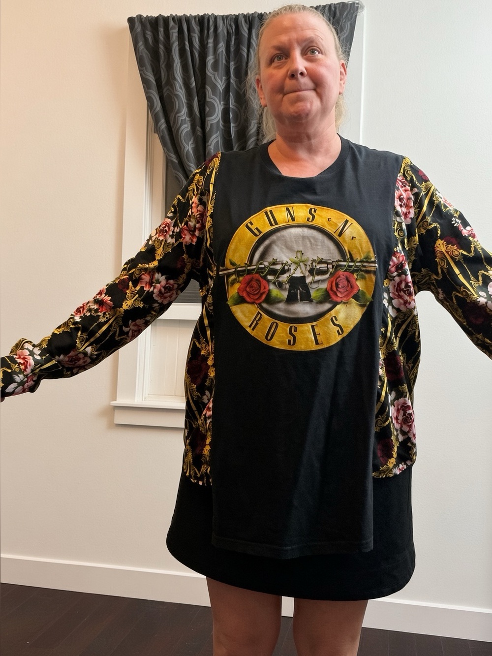 Upcycled Rock Band Flannel Shirt | Handmade One-of-a-Kind Graphic - Picture 4 of 12